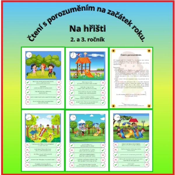 ČTENÍ S POROZUMĚNÍM - NA HŘIŠTI (II., III. ROČNÍK ZŠ) 1
