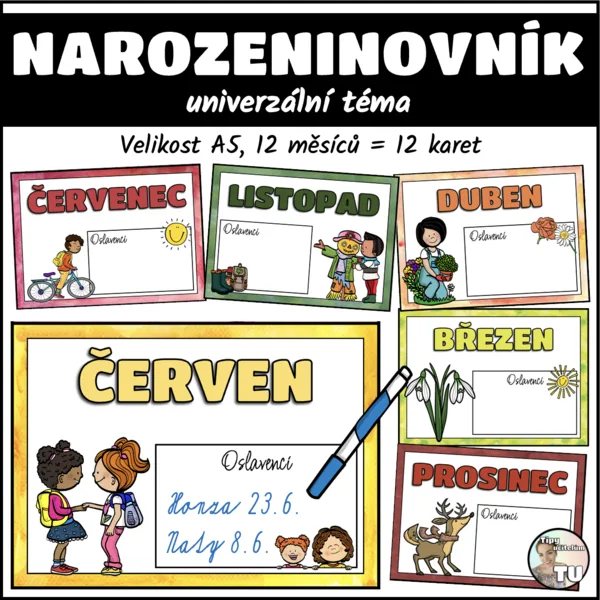 Narozeninovník, narozeniny - univerzální 1
