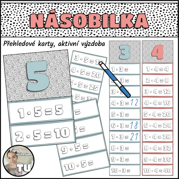 Násobilka - boho téma 1
