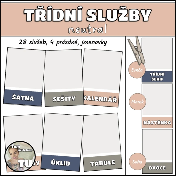 Třídní služby - neutral 1