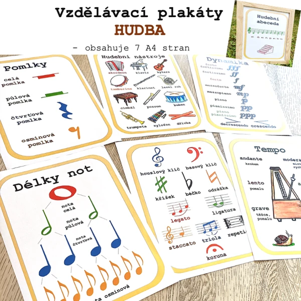Vzdělávací plakáty - HUDBA 1