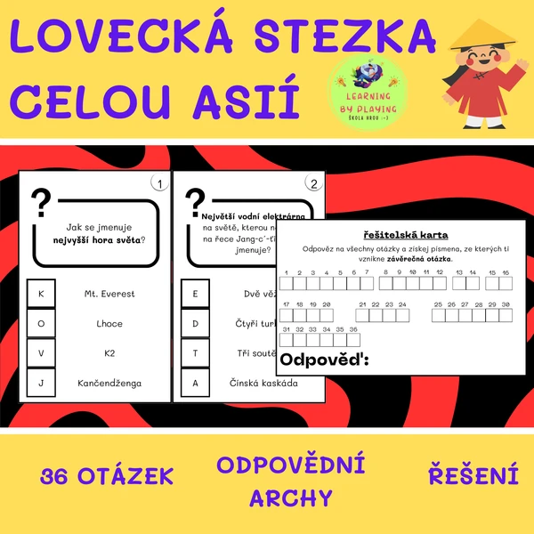 ZEMĚPISNÁ STEZKA - ASIE 1