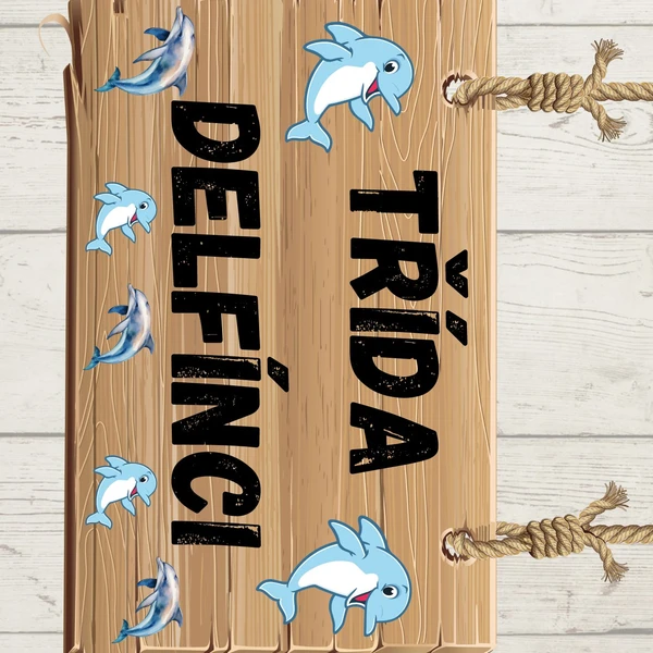 VÝZDOBA TŘÍDY - DELFÍNCI🐬🐬 1