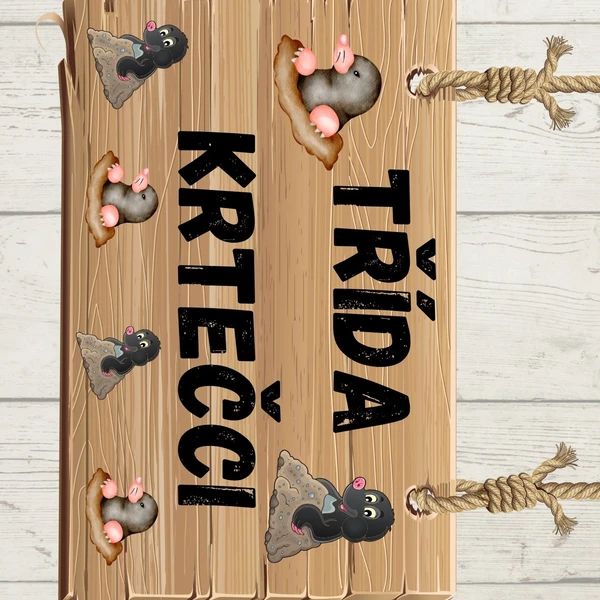 VÝZDOBA TŘÍDY - KRTEČCI🦨🦨 1