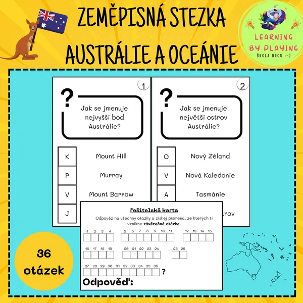 ZEMĚPISNÁ STEZKA - AUSTRÁLIE 1