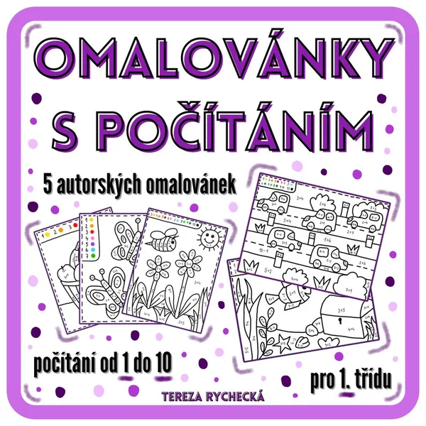OMALOVÁNKY S POČÍTÁNÍM 1