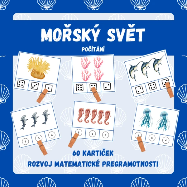 MOŘSKÝ SVĚT - počítání 1