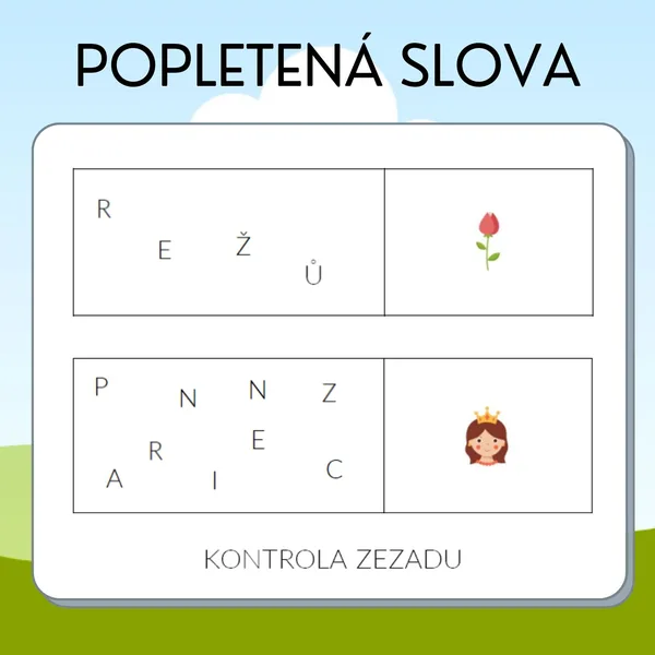 Popletená slova 1