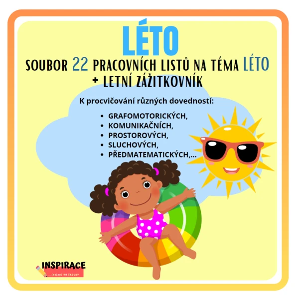 Pracovní listy LÉTO 🌞 1