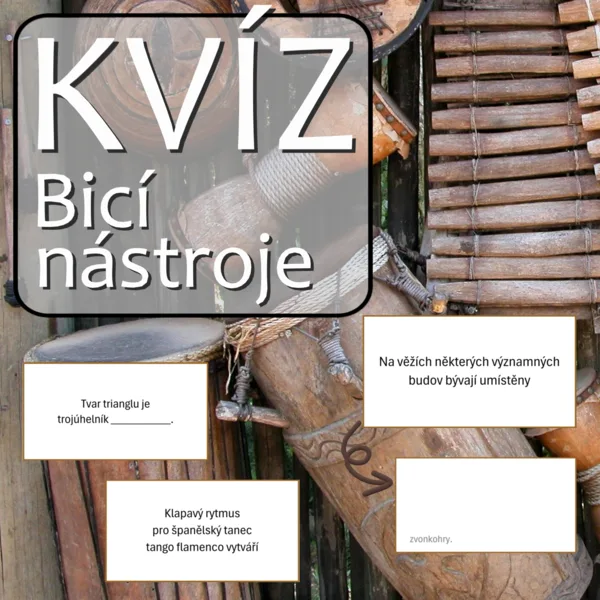 KVÍZ - Bicí nástroje 1