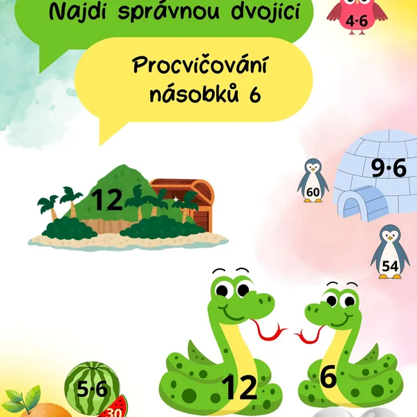Násobení 6 1