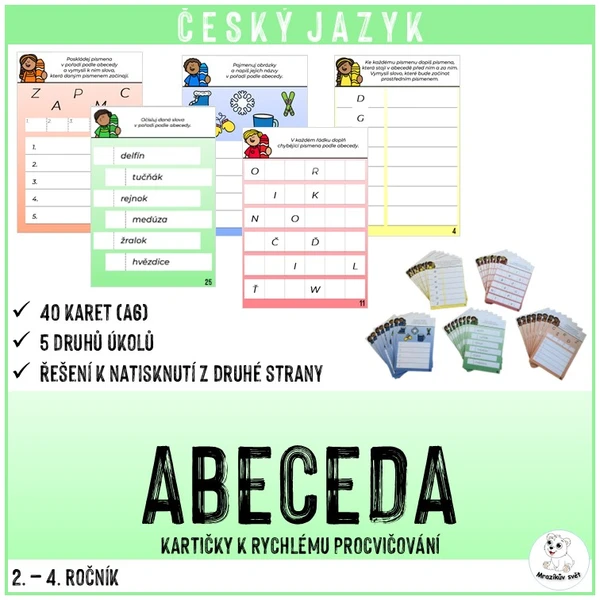 ABECEDA (kartičky k rychlému procvičování) 1