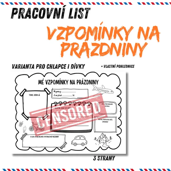 Vzpomínka na prázdniny 1