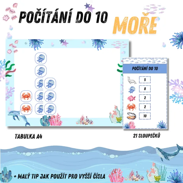 Počítání do 10 moře 1