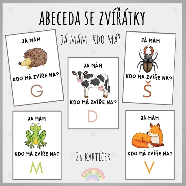 Já mám, kdo má? Abeceda se zvířátky 1