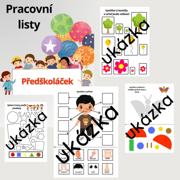 Pracovní listy pro předškoláky 1