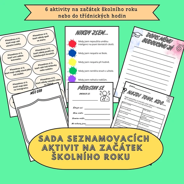 Startovní balíček aktivit pro třídu 1
