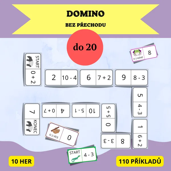 Domino do 20 bez přechodu 1
