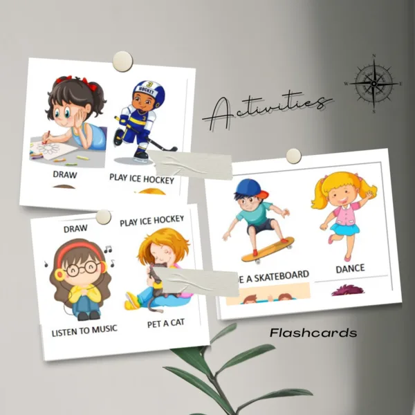 Flashcards - verbs (activities, hobbies) 1