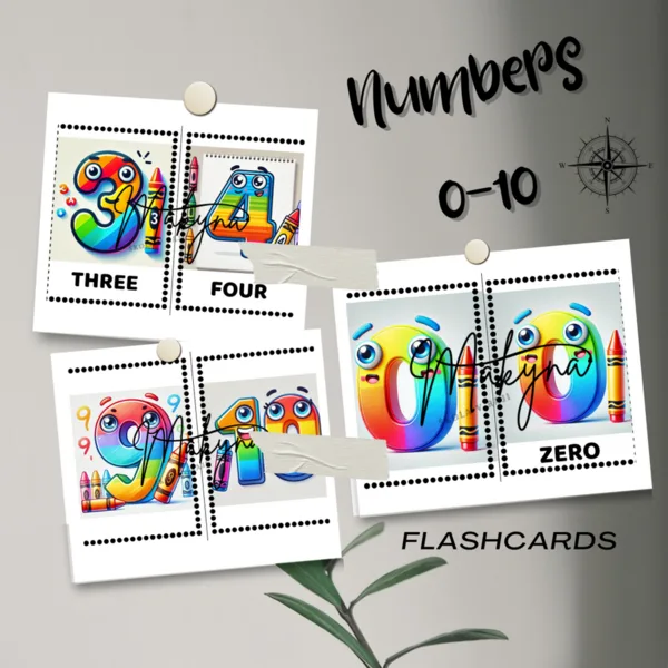 Flashcards - numbers 0-10 1