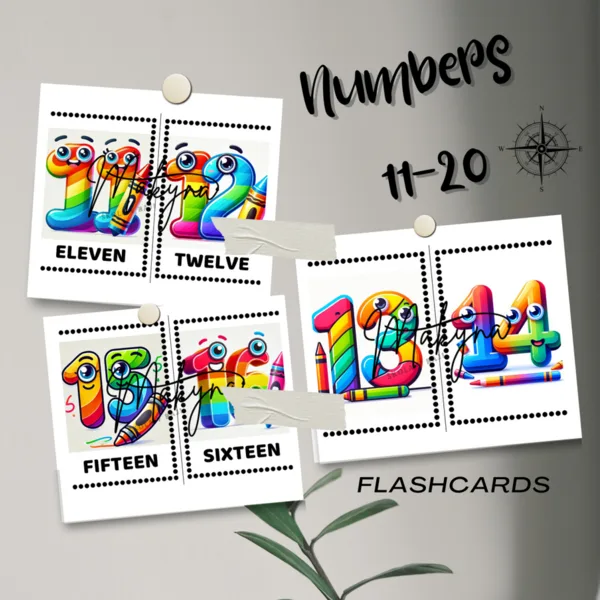 Flashcards - numbers 11-20 1