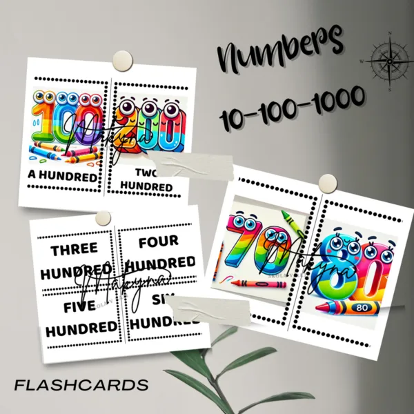 Flashcards 10-100-1000 1
