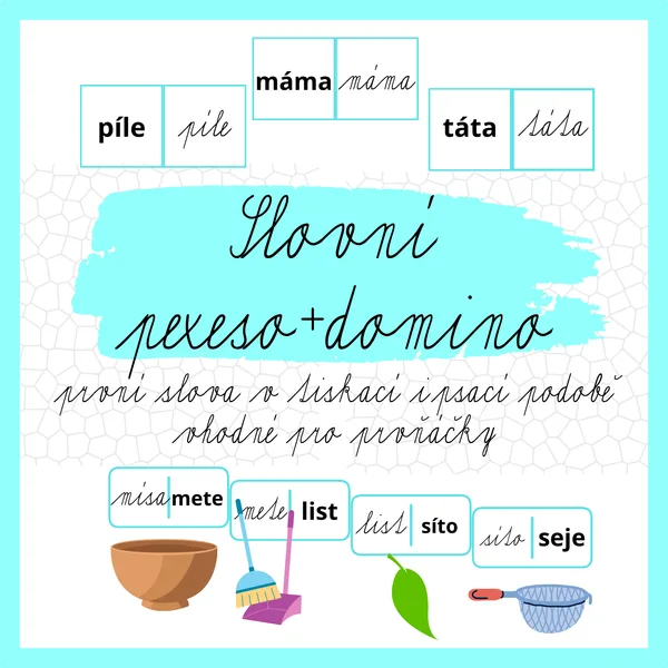 Slovní pexeso+domino 1