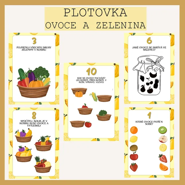 Plotovka ovoce a zelenina 1