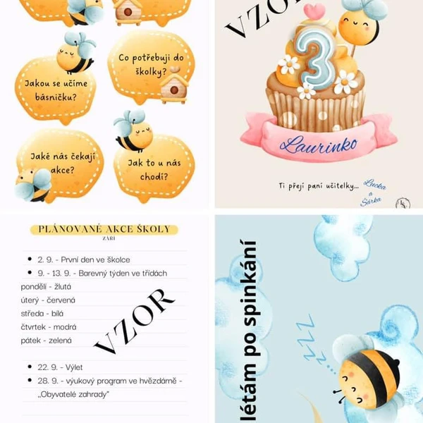 Výzdoba třídy VČELIČEK 1