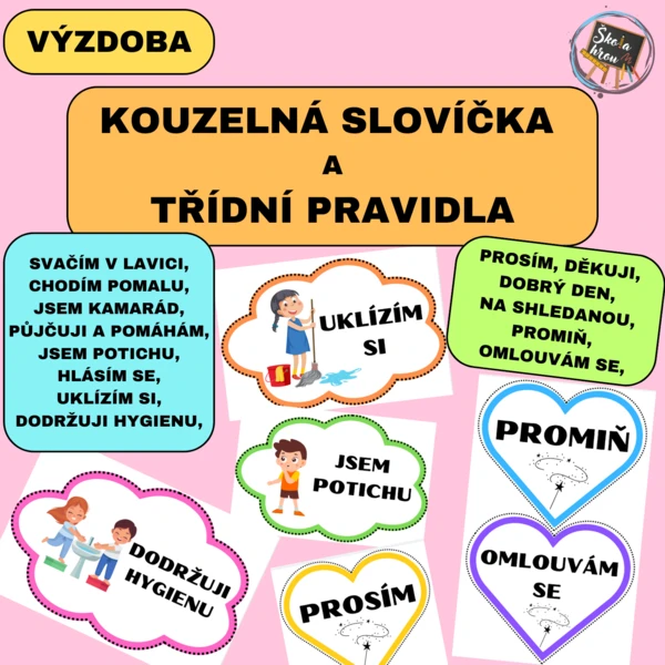 KOUZELNÁ SLOVÍČKA A PRAVIDLA 1