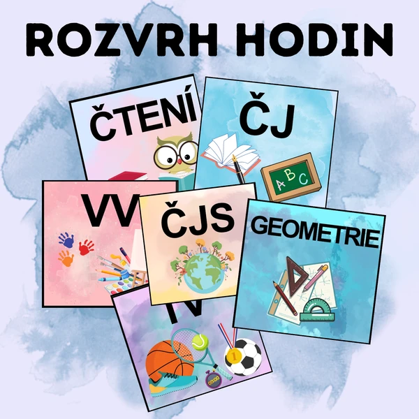 Rozvrh hodin 1