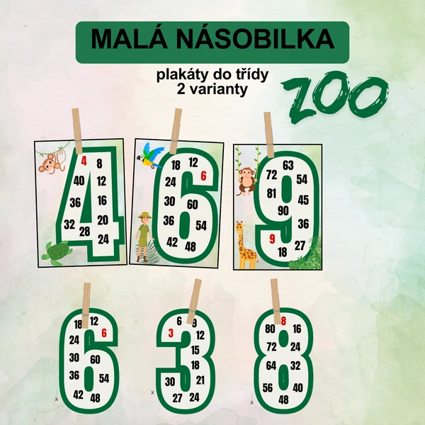 Malá násobilka - ZOO 1
