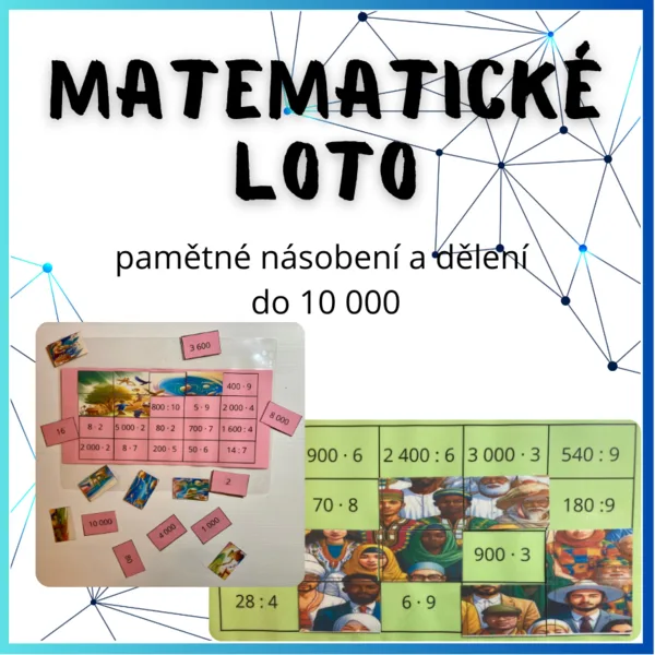 Matematické loto pro 4. třídu 1