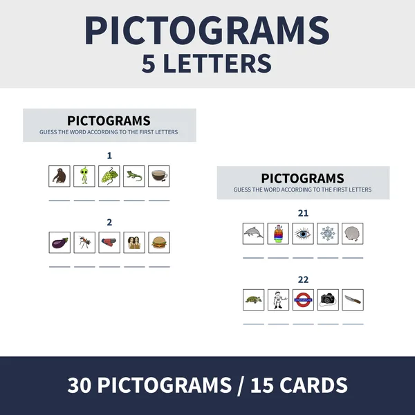 ENG - PICTOGRAMS (piktogramy na 5 písmen) 1