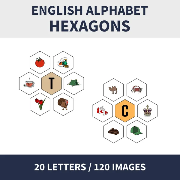ENG - ALPHABET (HEXAGONY) 1