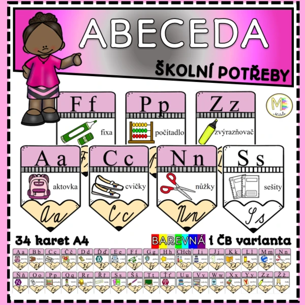 ABECEDA- ŠKOLNÍ POTŘEBY 1