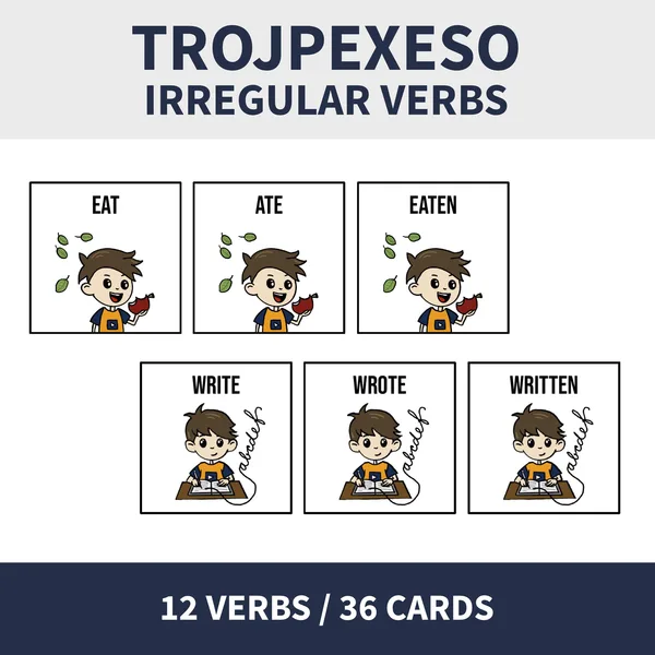 ENG - IRREGULAR VERBS (pexeso, trojpexeso - nepravidelná slovesa) 1