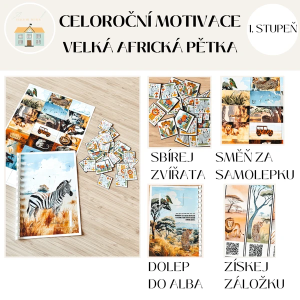 Celoroční hra motivační - velká africká pětka 1