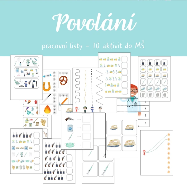 Pracovní listy - povolání 1