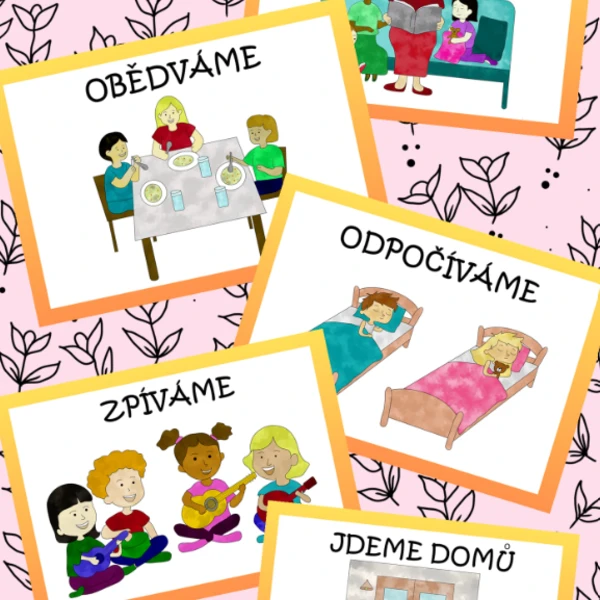 Režim dne - školka/ dětská skupina  1