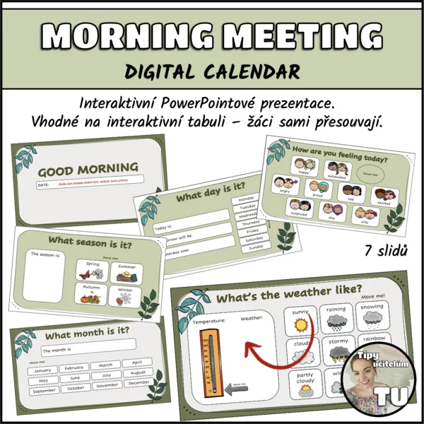 Morning Meeting - Digital Calendar 1