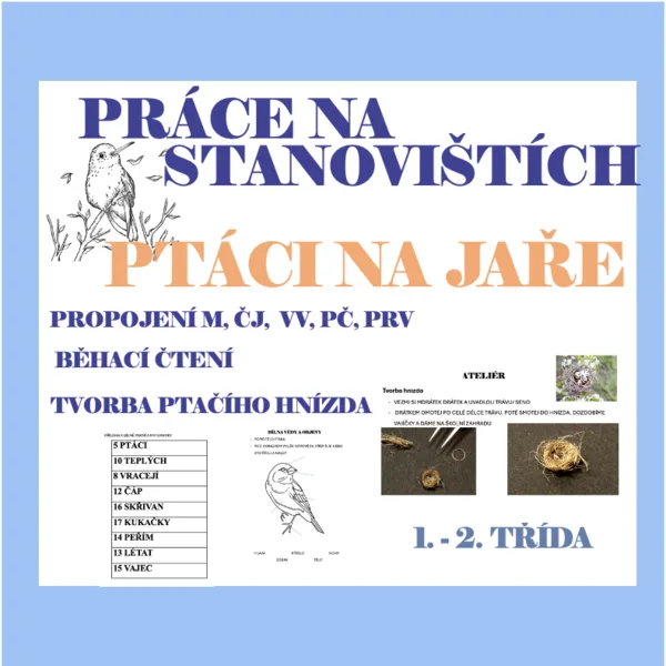 Práce na stanovištích - Ptáci  1