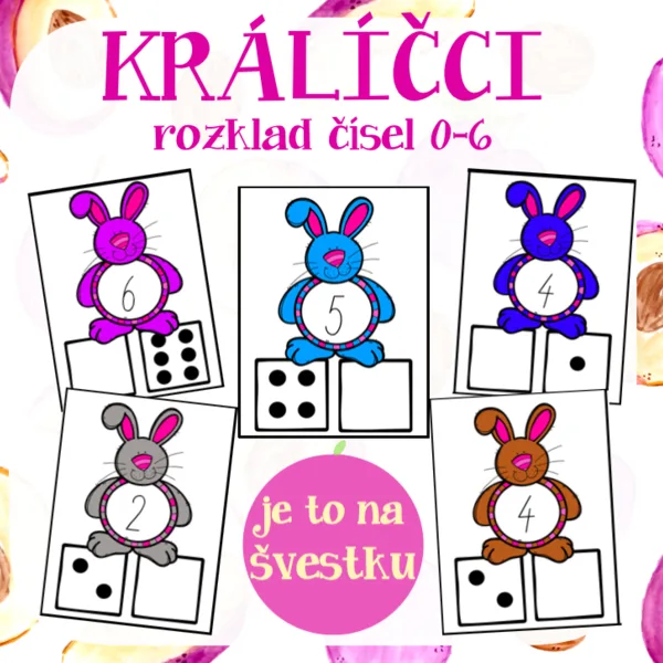 Králíčci - rozklad čísel 0-6 1