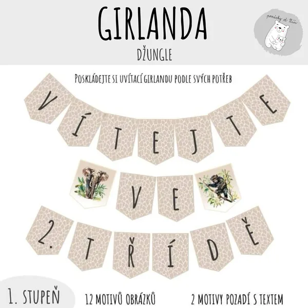 Girlanda - Džungle 1