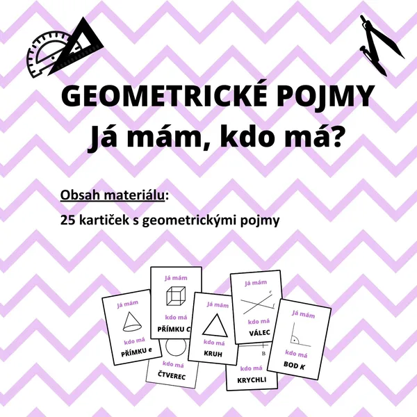 Geometrické pojmy – Já mám, kdo má? 1