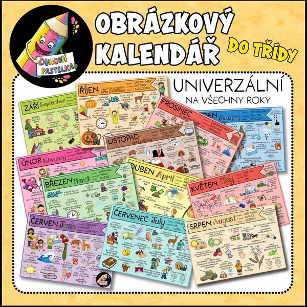 Obrázkový kalendář do třídy 1