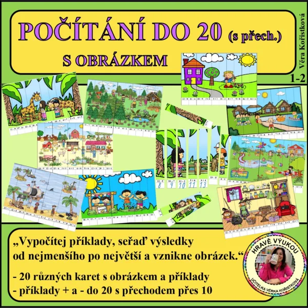 POČÍTÁNÍ DO 20 s přech. S OBRÁZKY 1