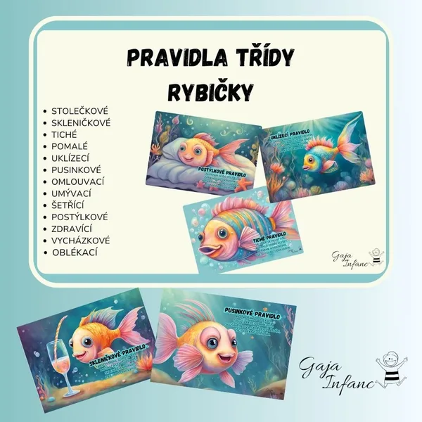 Pravidla třídy- rybičky 1