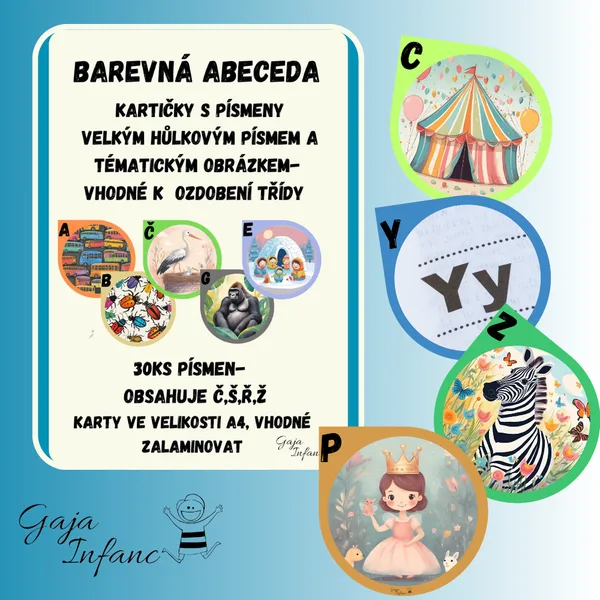 Barevná abeceda 1