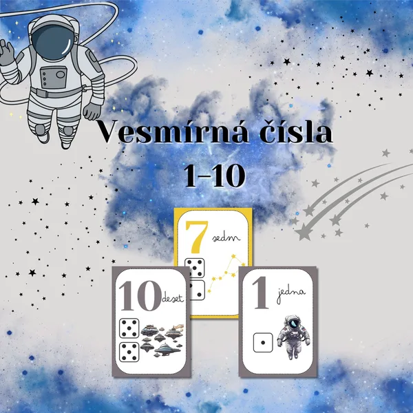 Vesmírná čísla 1-10 1